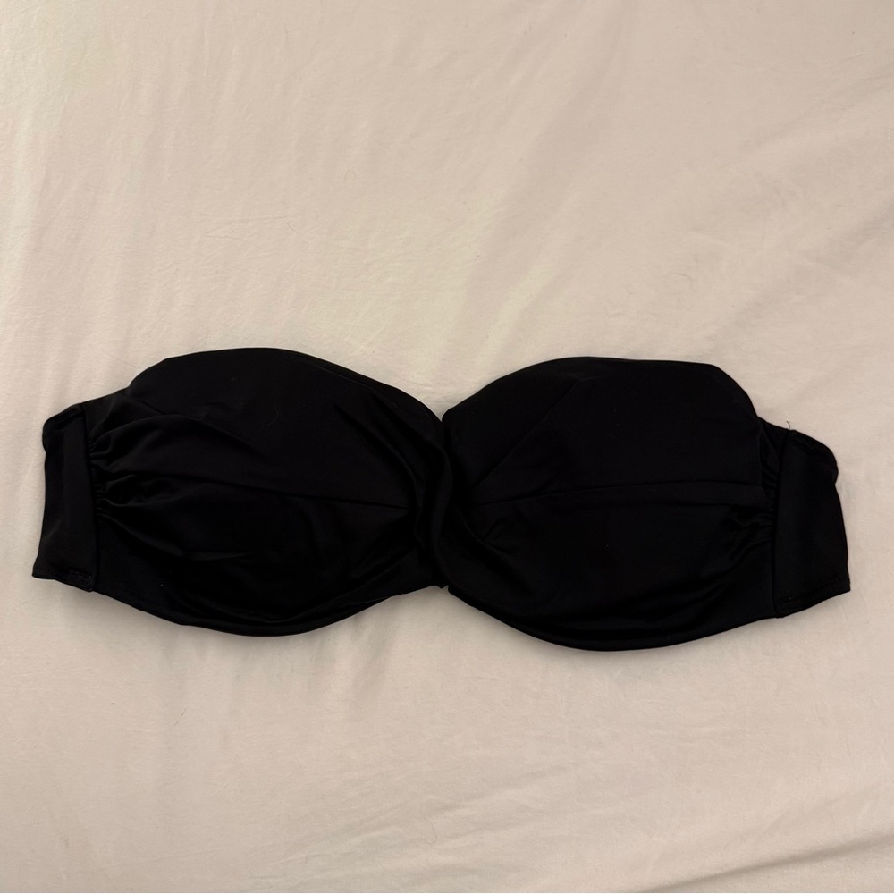 Victoria's Secret Black Bandeau Bikini Top